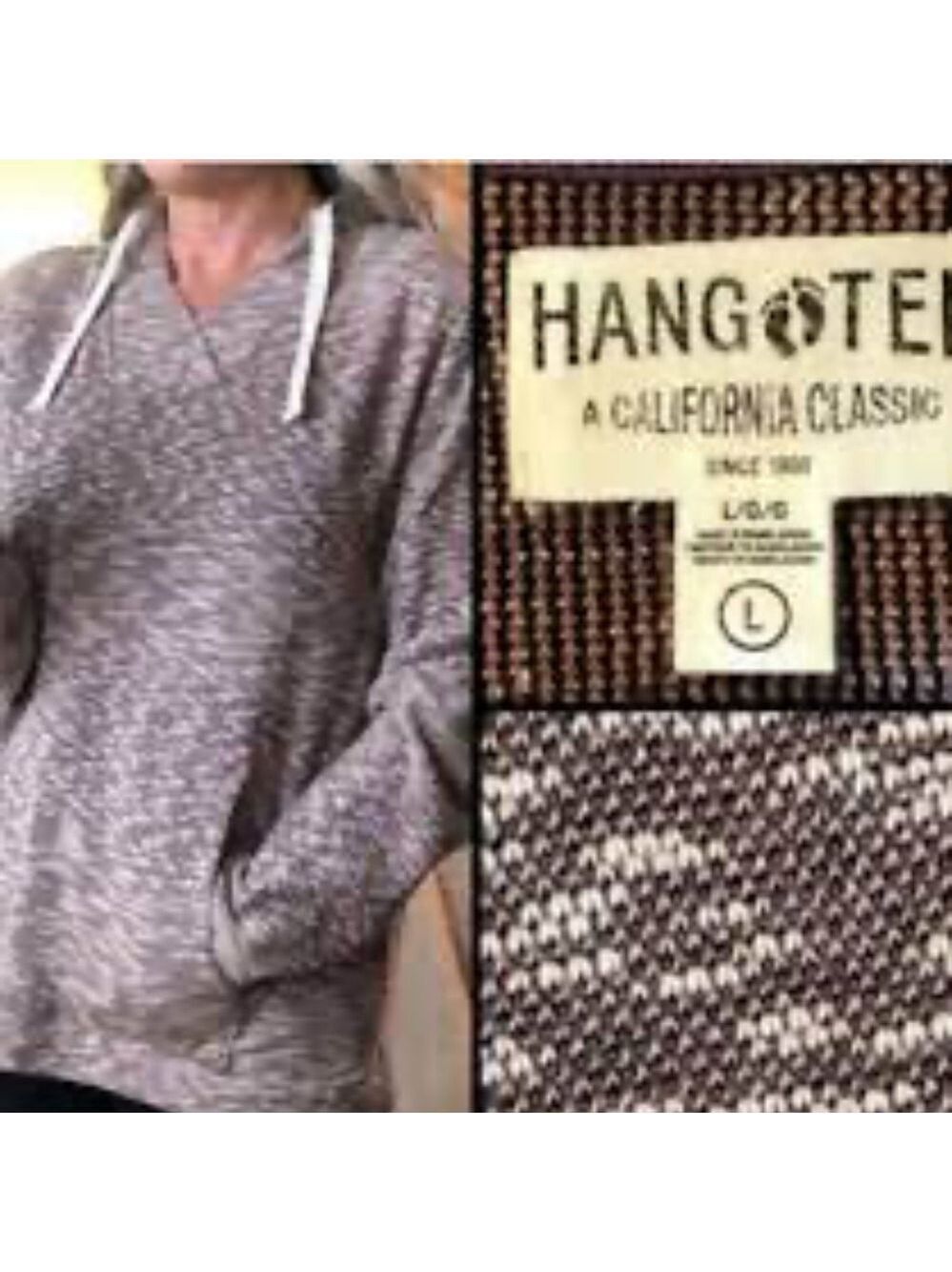 Hang Ten California Classic Tight-Knit Sweater Hoodie